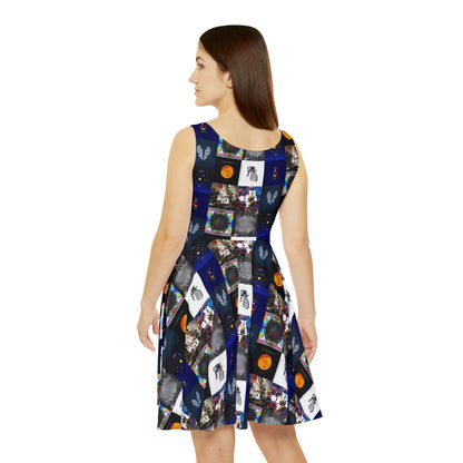 Colplay Album Cover Collage Women's Skater Dress