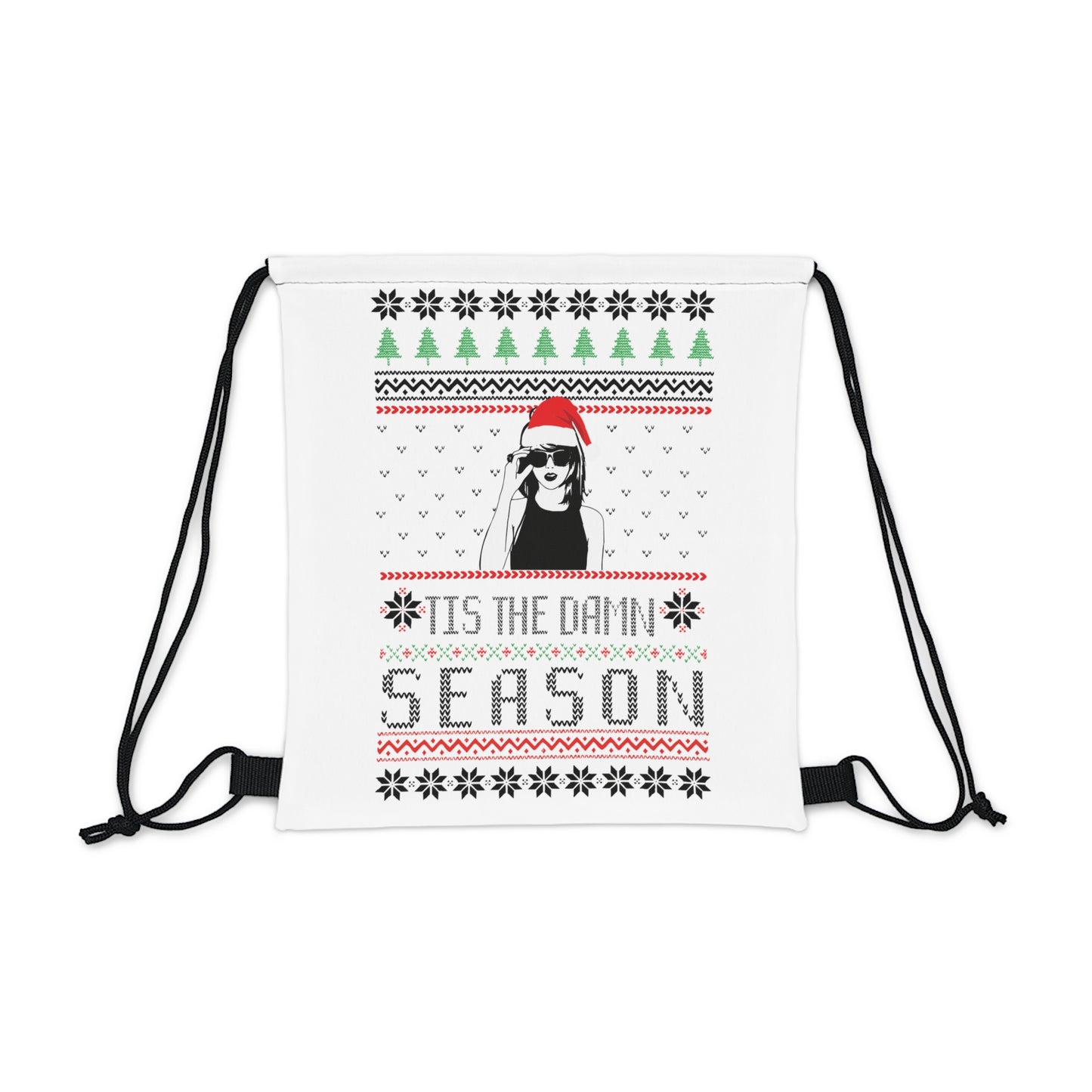 Taylor Swift 'Tis The Damn Season Outdoor Drawstring Bag