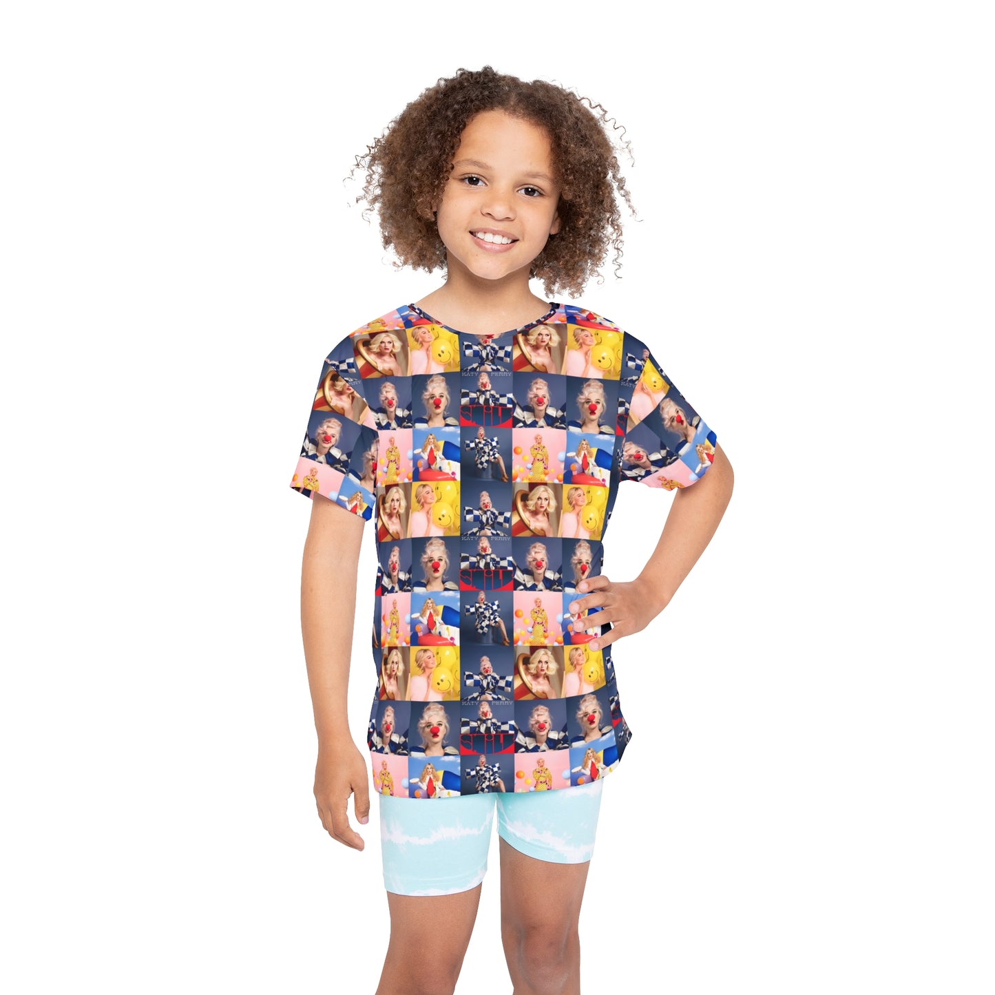 Katy Perry Smile Mosaic Kids Sports Jersey