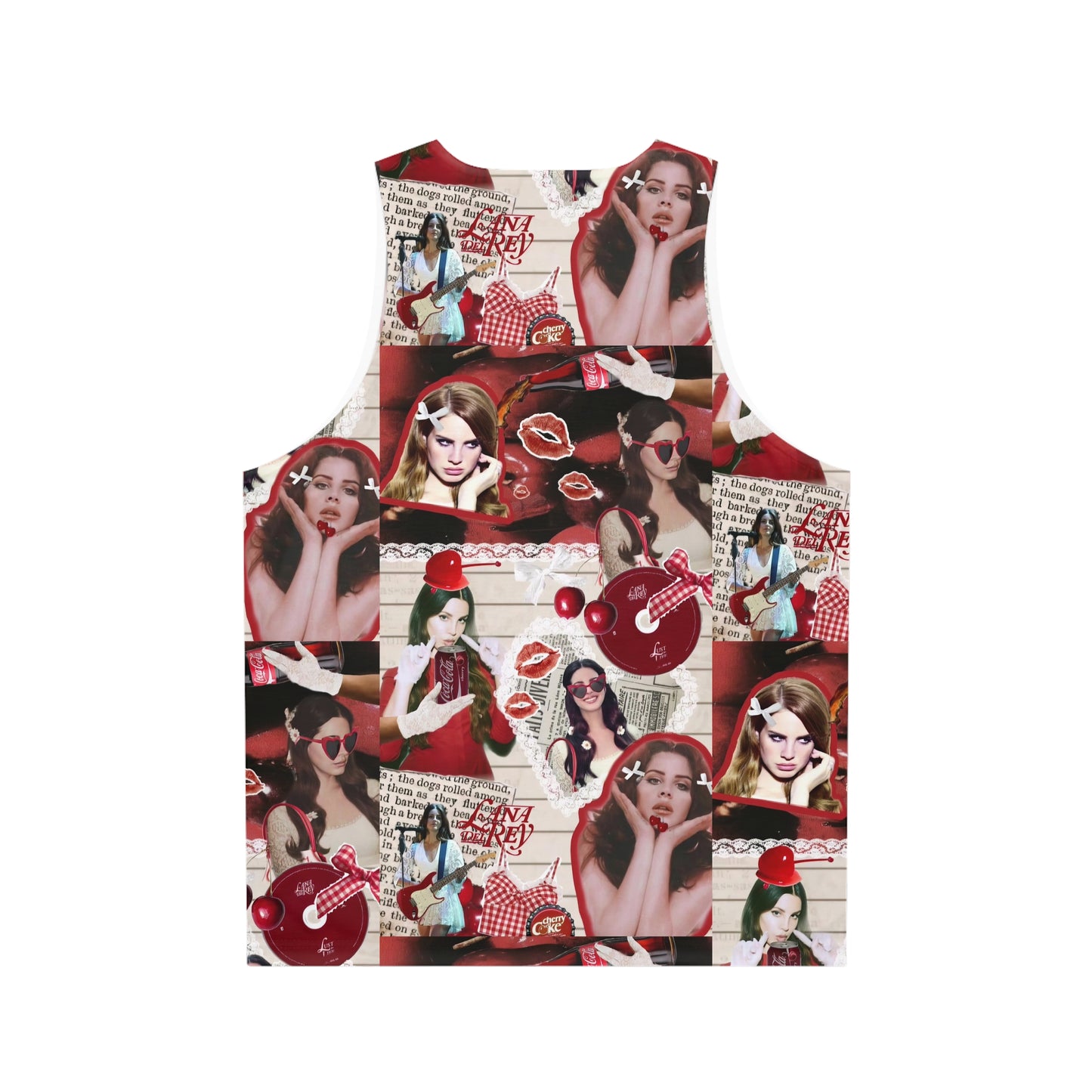 Lana Del Rey Cherry Coke Collage Unisex Tank Top