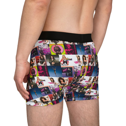 Miley Cyrus Album Cover Collage Men's Boxers