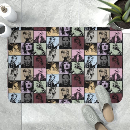 Taylor Swift Eras Collage Memory Foam Bath Mat