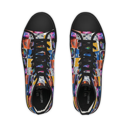 Muse Album Cover Collage Men's High Top Sneakers