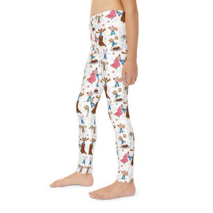 If You Give A Mouse A Cookie Collage Youth Full-Length Leggings