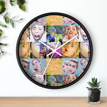 Miley Cyrus & Her Dead Petz Mosaic Wall Clock