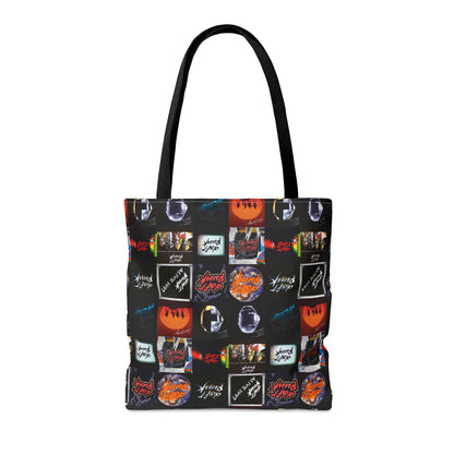 Daft Punk Album Cover Art Collage Tote Bag