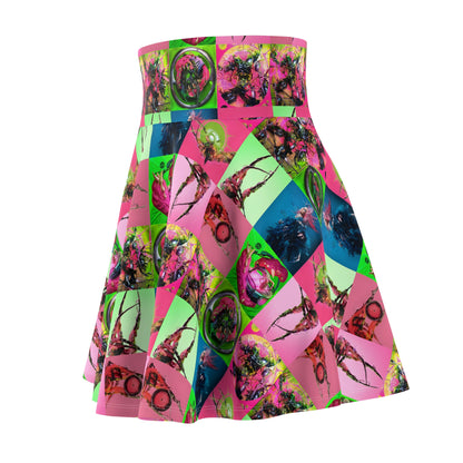 Lady Gaga Dawn of Chromatica Mosaic Women's Skater Skirt