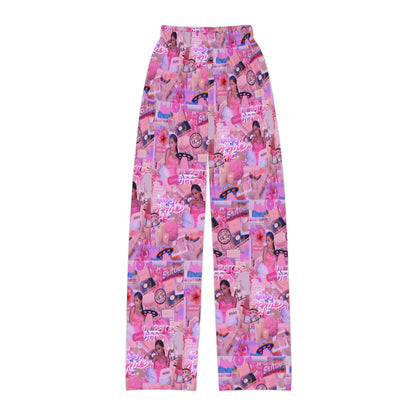 Ariana Grande Purple Vibes Collage Kids Pajama Pants