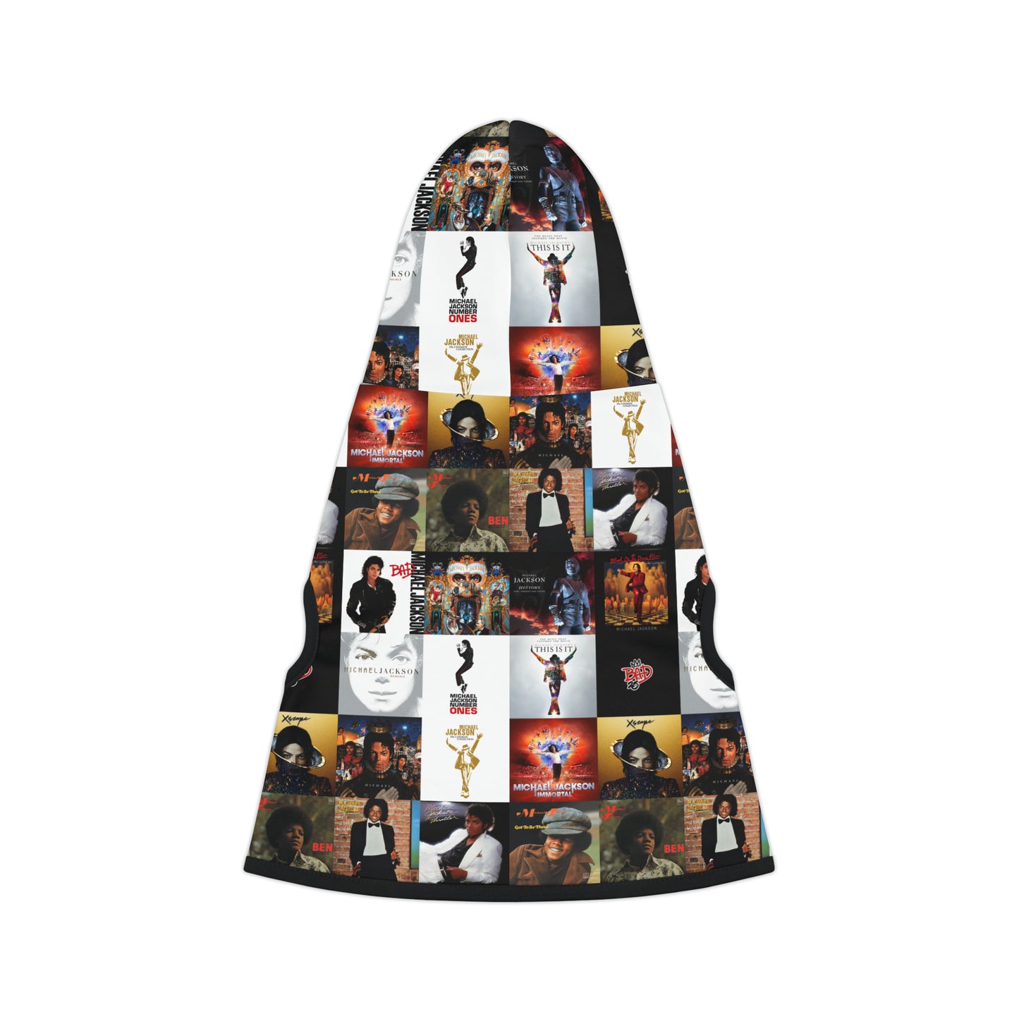 Michael Jackson Album Cover Collage Pet Hoodie