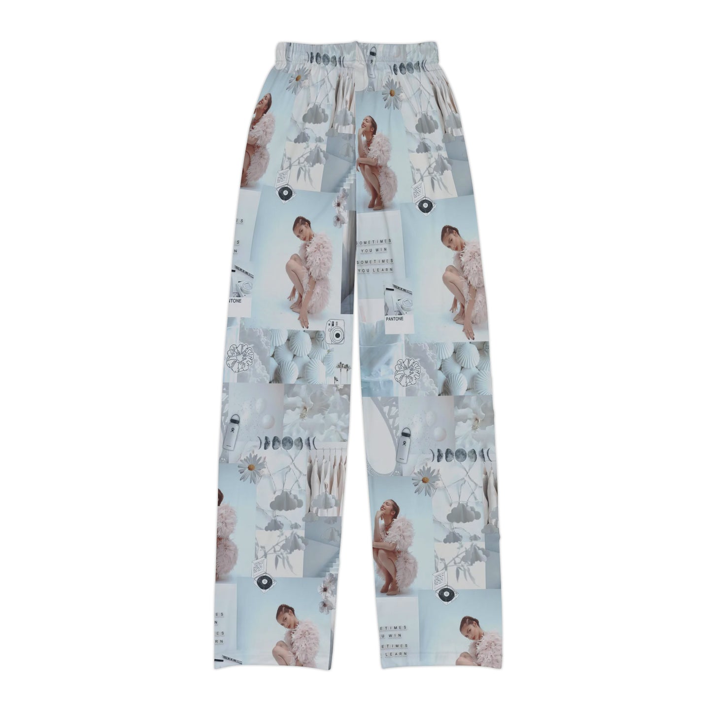 Olivia Rodrigo White Aesthetic Collage Kids Pajama Pants