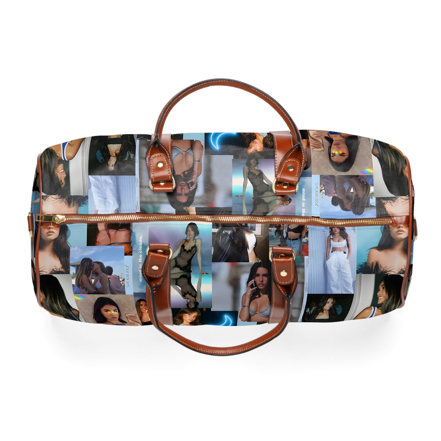 Madison Beer Mind In The Clouds Collage Waterproof Travel Bag