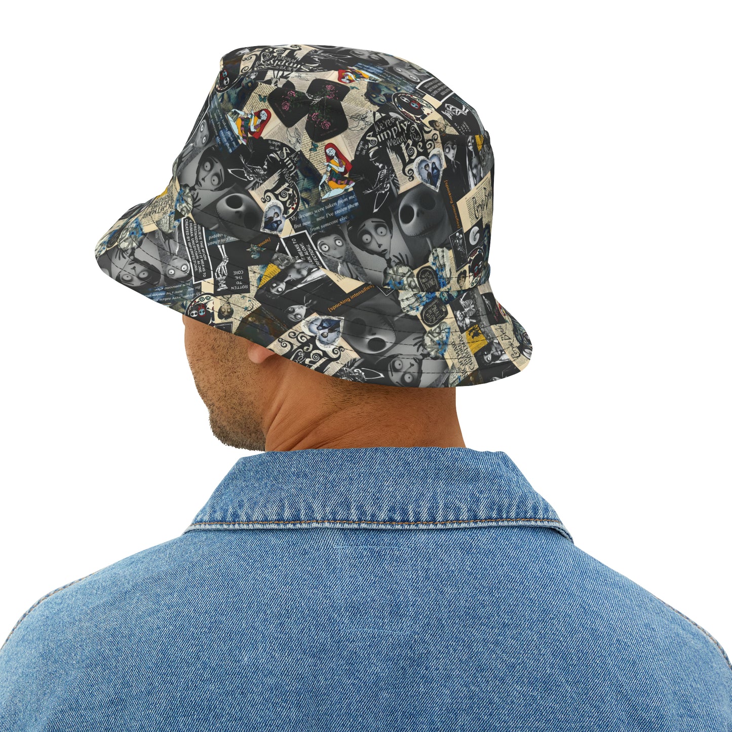 The Nightmare Before Christmas Rotten To The Core Collage Bucket Hat