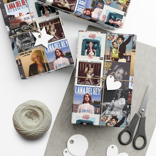 Lana Del Rey Album Cover Collage Gift Wrap Paper