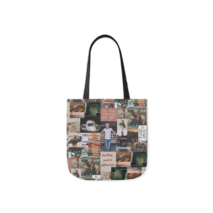 Morgan Wallen Darling You're Different Collage Polyester Canvas Tote Bag