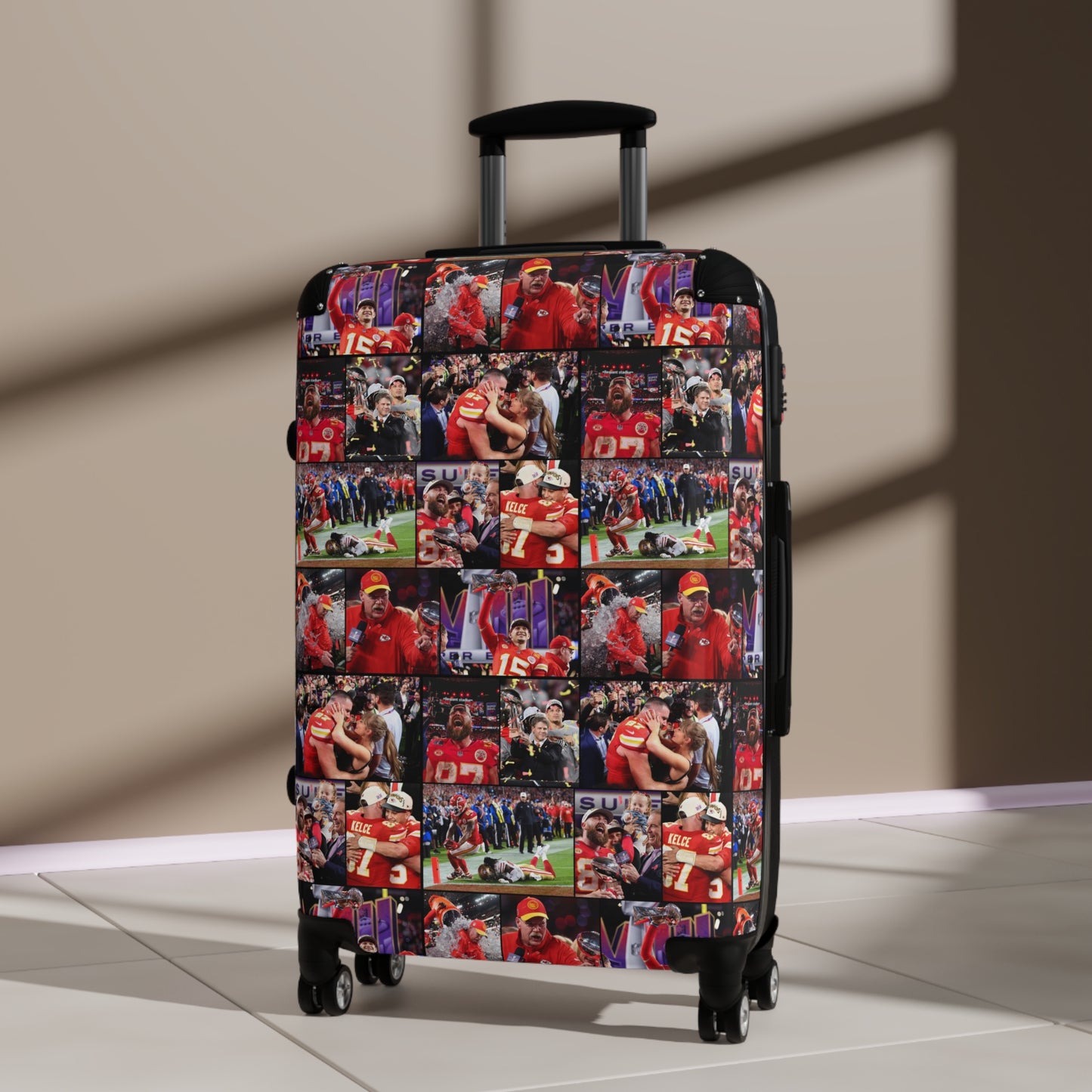 Kansas City Chiefs Superbowl LVIII Championship Victory Collage Suitcase