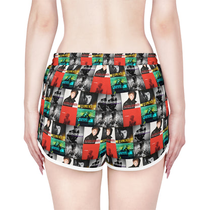 Justin Bieber Album Cover Collage Women's Relaxed Shorts