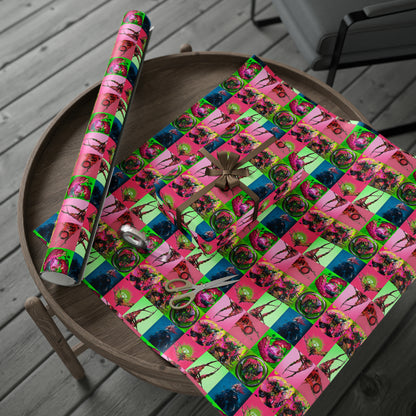 Lady Gaga Dawn of Chromatica Mosaic Gift Wrapping Paper