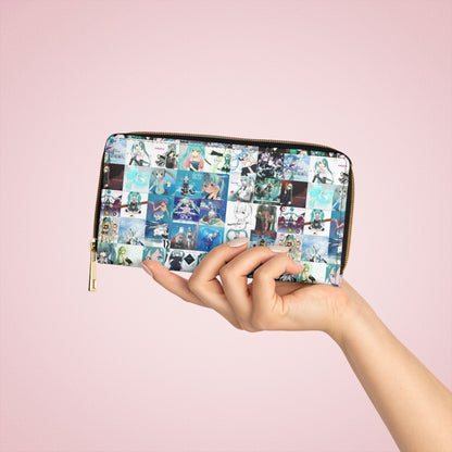 Hatsune Miku Album Cover Collage Zipper Wallet