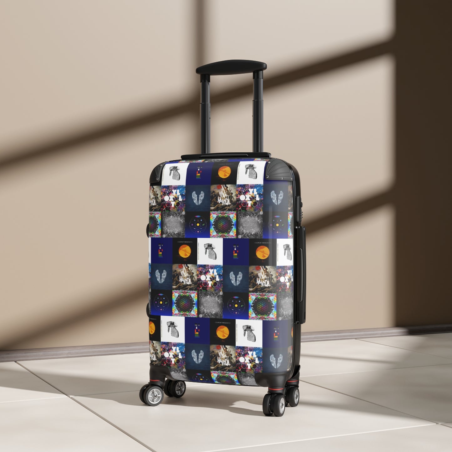 Colplay Album Cover Collage Suitcase