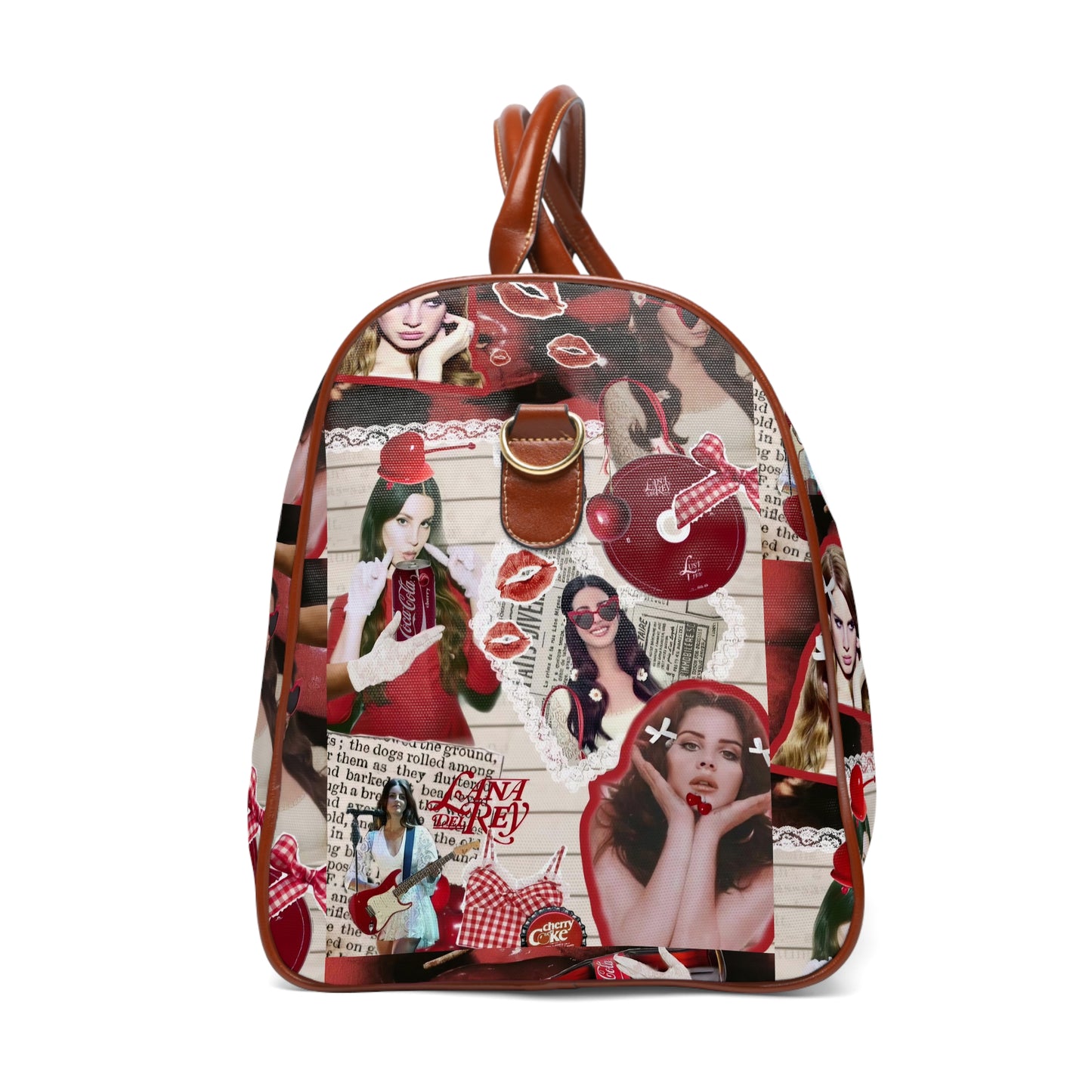 Lana Del Rey Cherry Coke Collage Waterproof Travel Bag