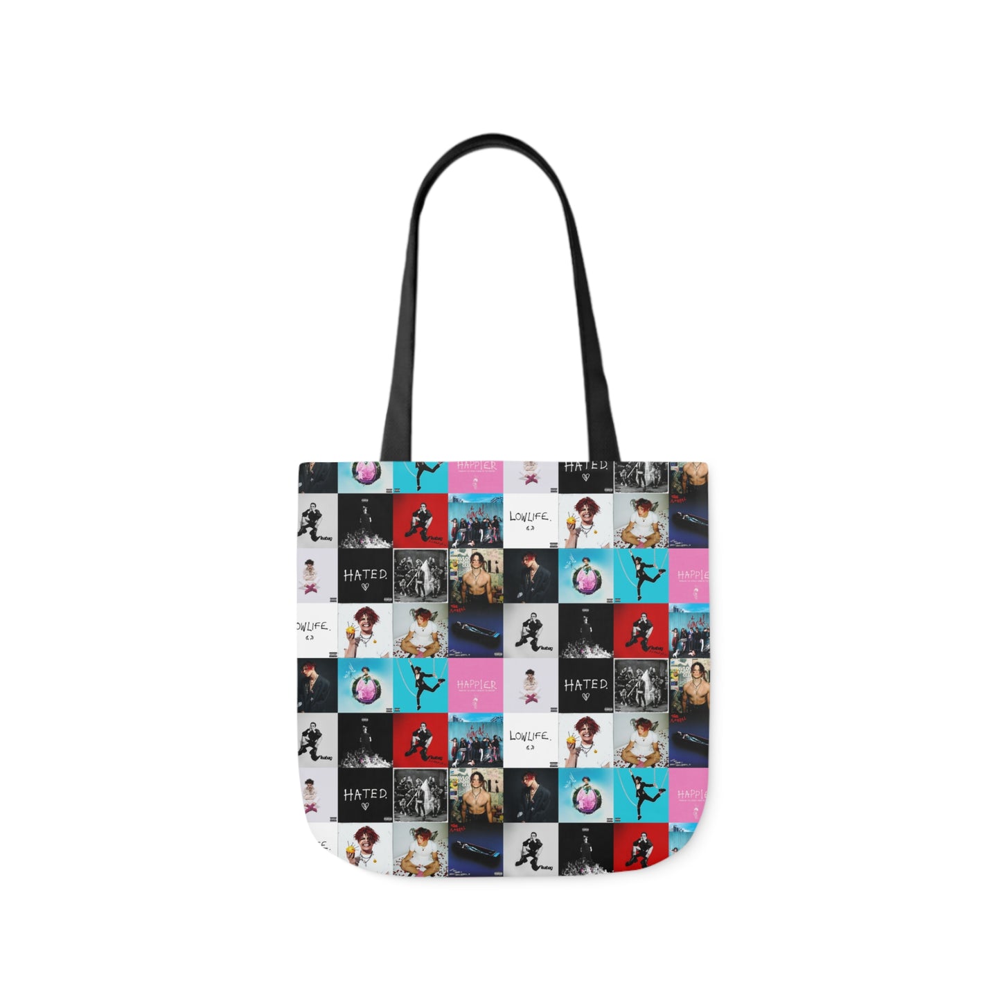 YUNGBLUD Album Cover Art Collage Polyester Canvas Tote Bag