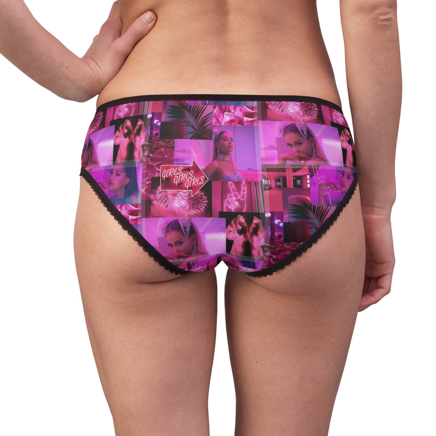 Ariana Grande 7 Rings Collage Women's Briefs Panties