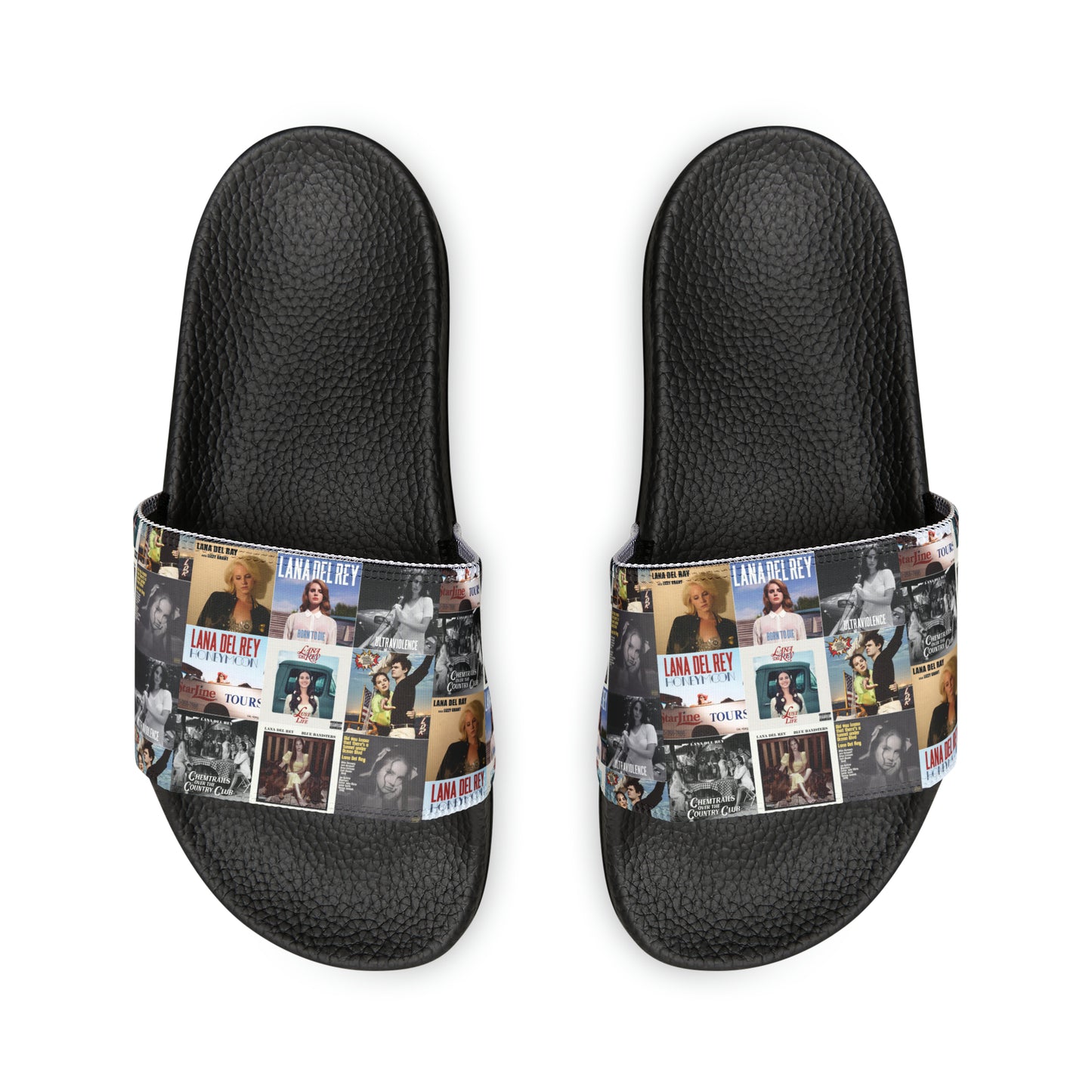 Lana Del Rey Album Cover Collage Women's Slide Sandals