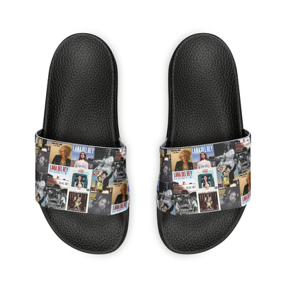 Lana Del Rey Album Cover Collage Women's Slide Sandals