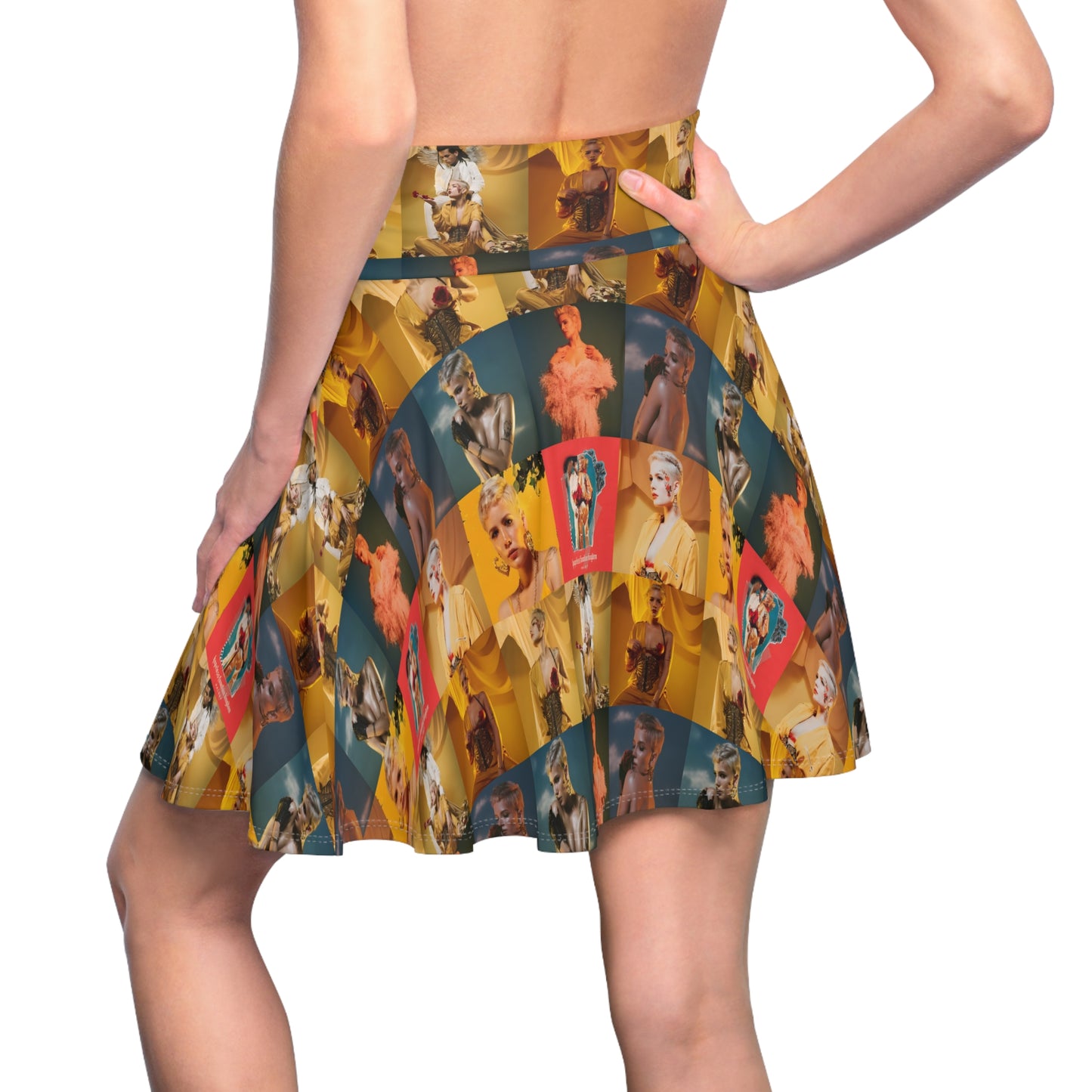 Halsey Hopeless Fountain Kingdom Mosaic Women's Skater Skirt