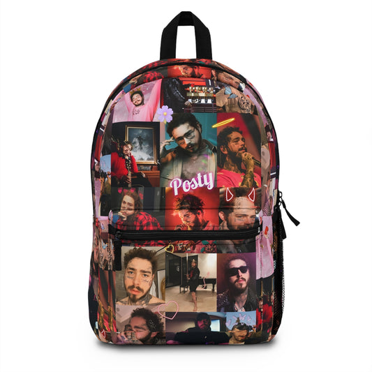 Post Malone Posty Love Photo Collage Backpack