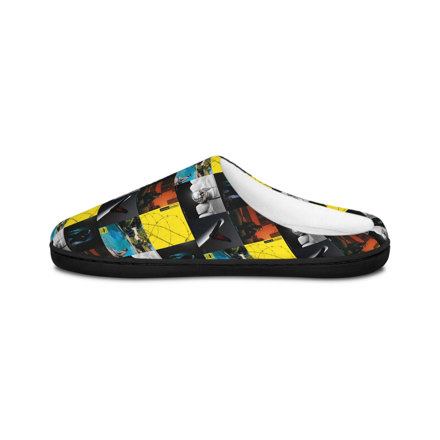 Post Malone Album Art Collage Men's Indoor Slippers