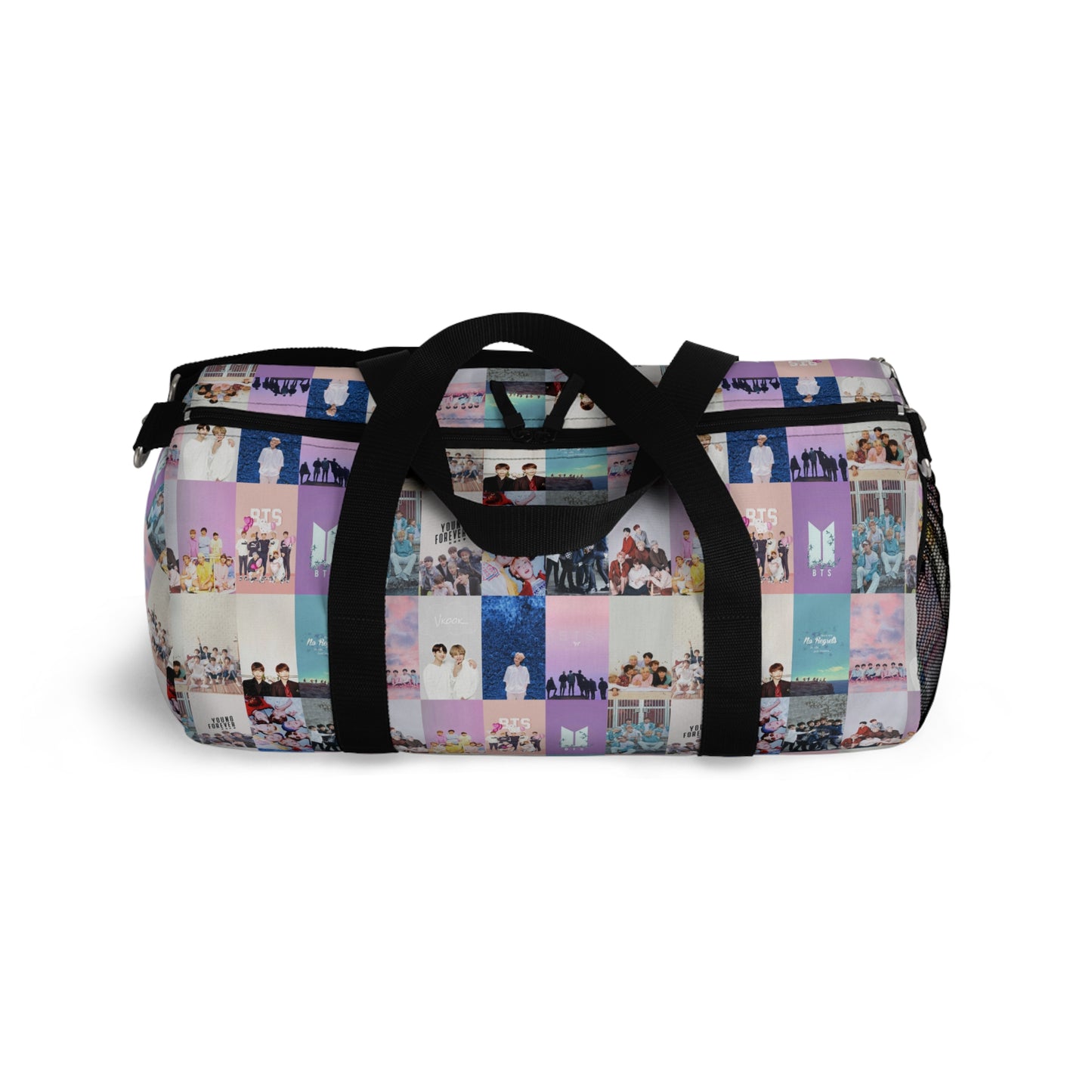 BTS Pastel Aesthetic Collage Duffel Bag