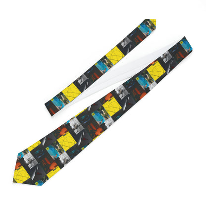 Post Malone Album Art Collage Neck Tie