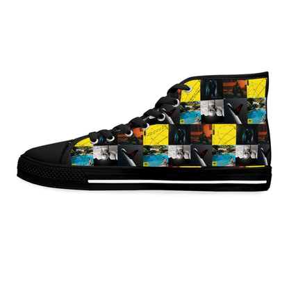 Post Malone Album Art Collage Women's High Top Sneakers