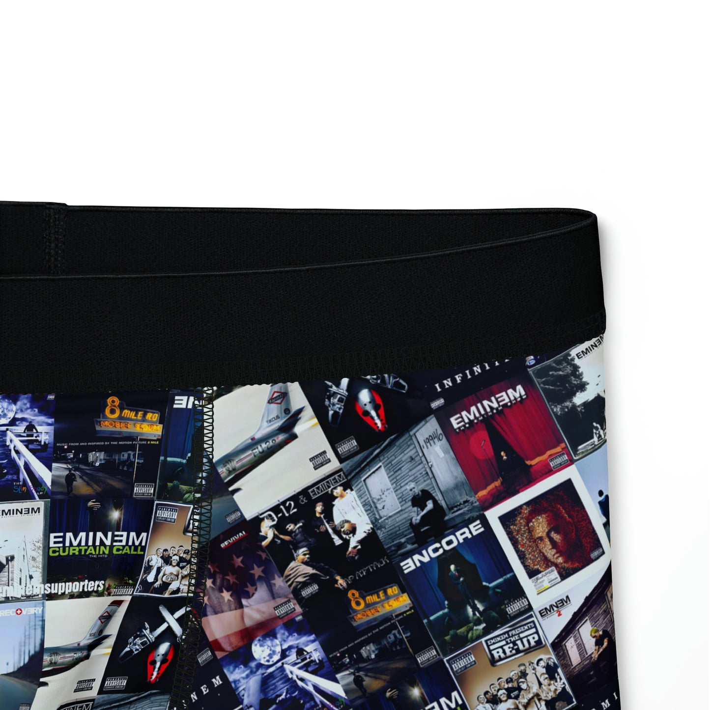 Eminem Album Art Cover Collage Men's Boxers