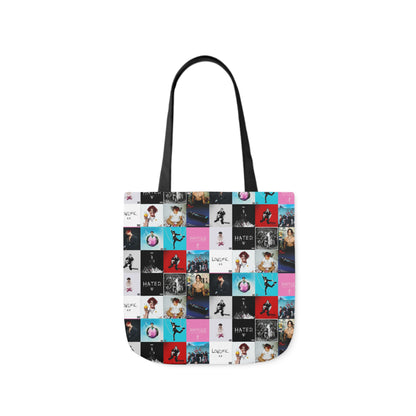 YUNGBLUD Album Cover Art Collage Polyester Canvas Tote Bag