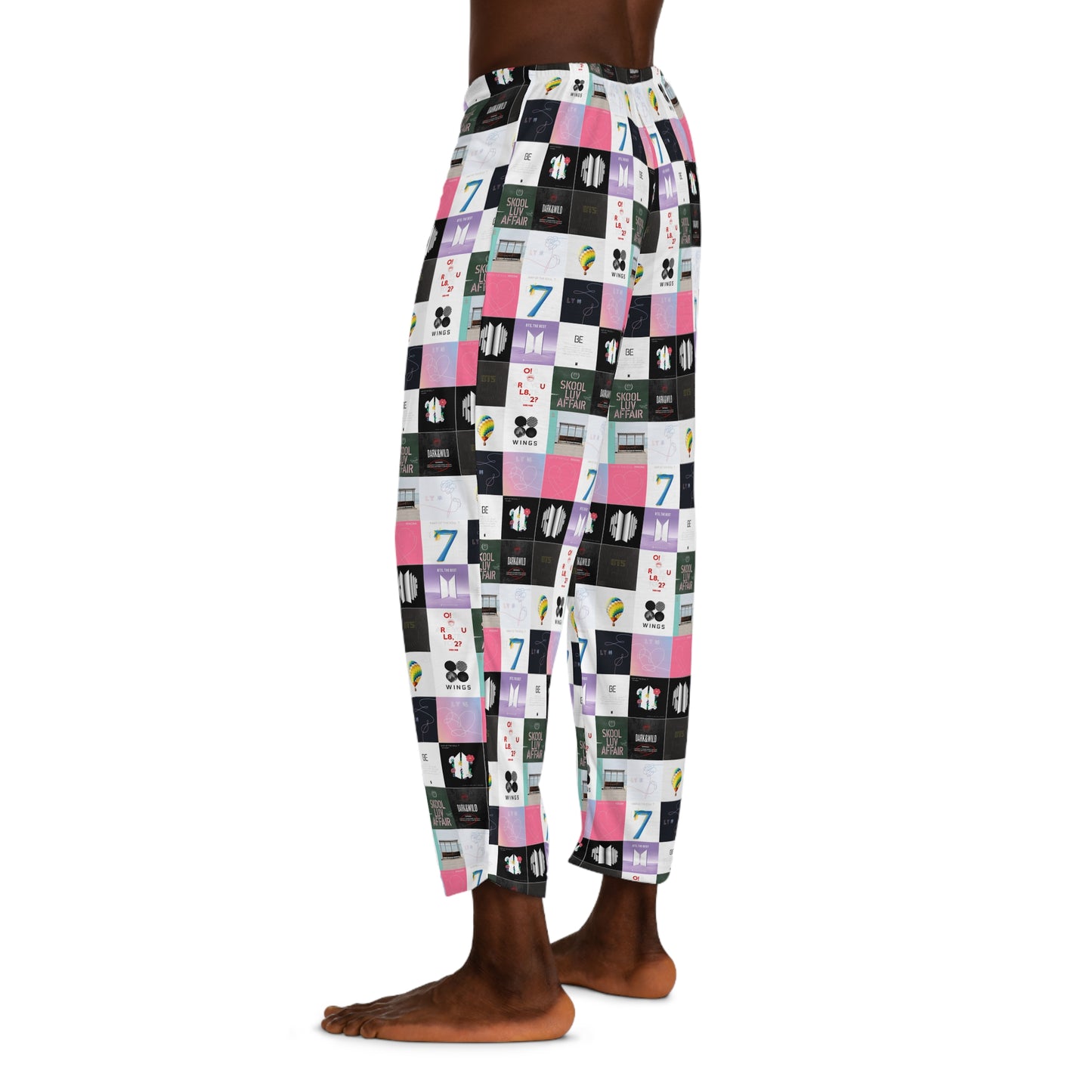 BTS Album Cover Art Collage Men's Pajama Pants