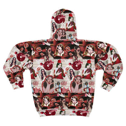 Lana Del Rey Cherry Coke Collage Unisex Zip Hoodie