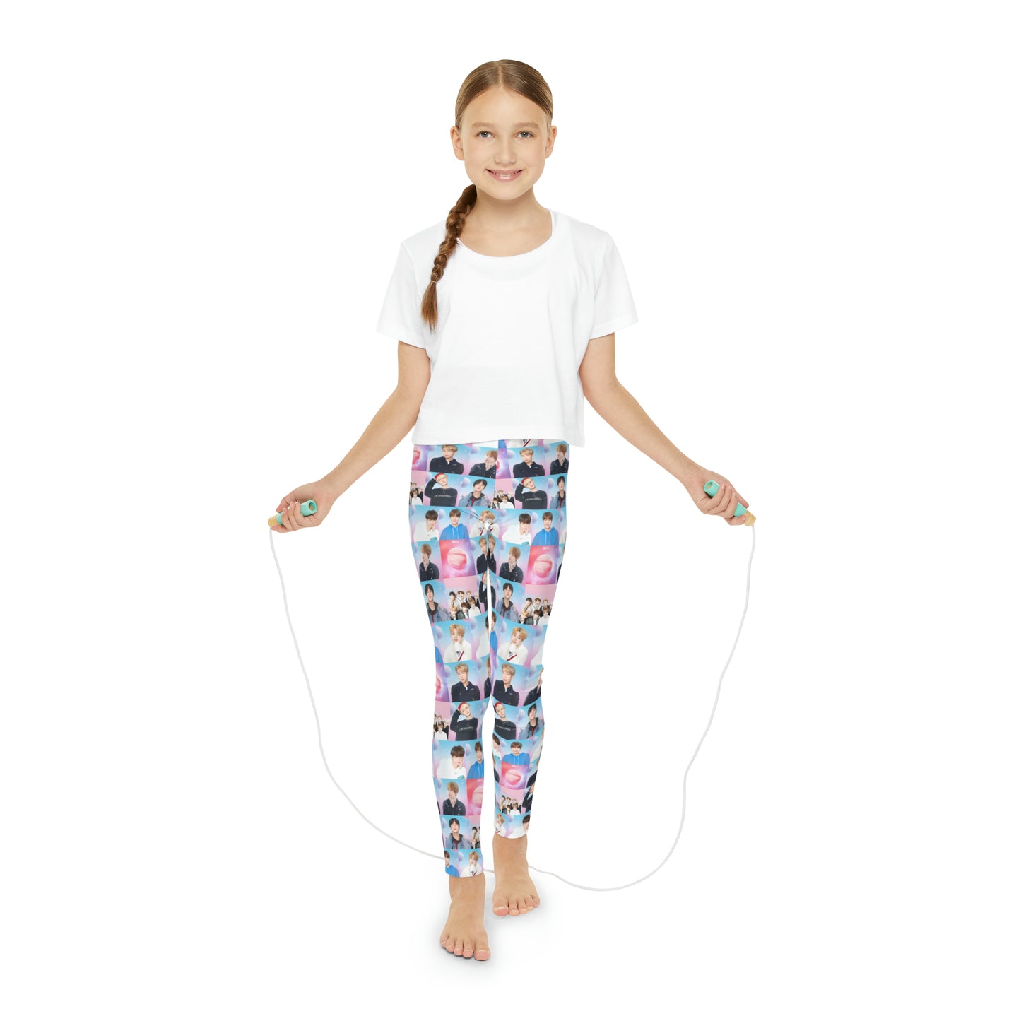 BTS World Mosaic Youth Full-Length Leggings