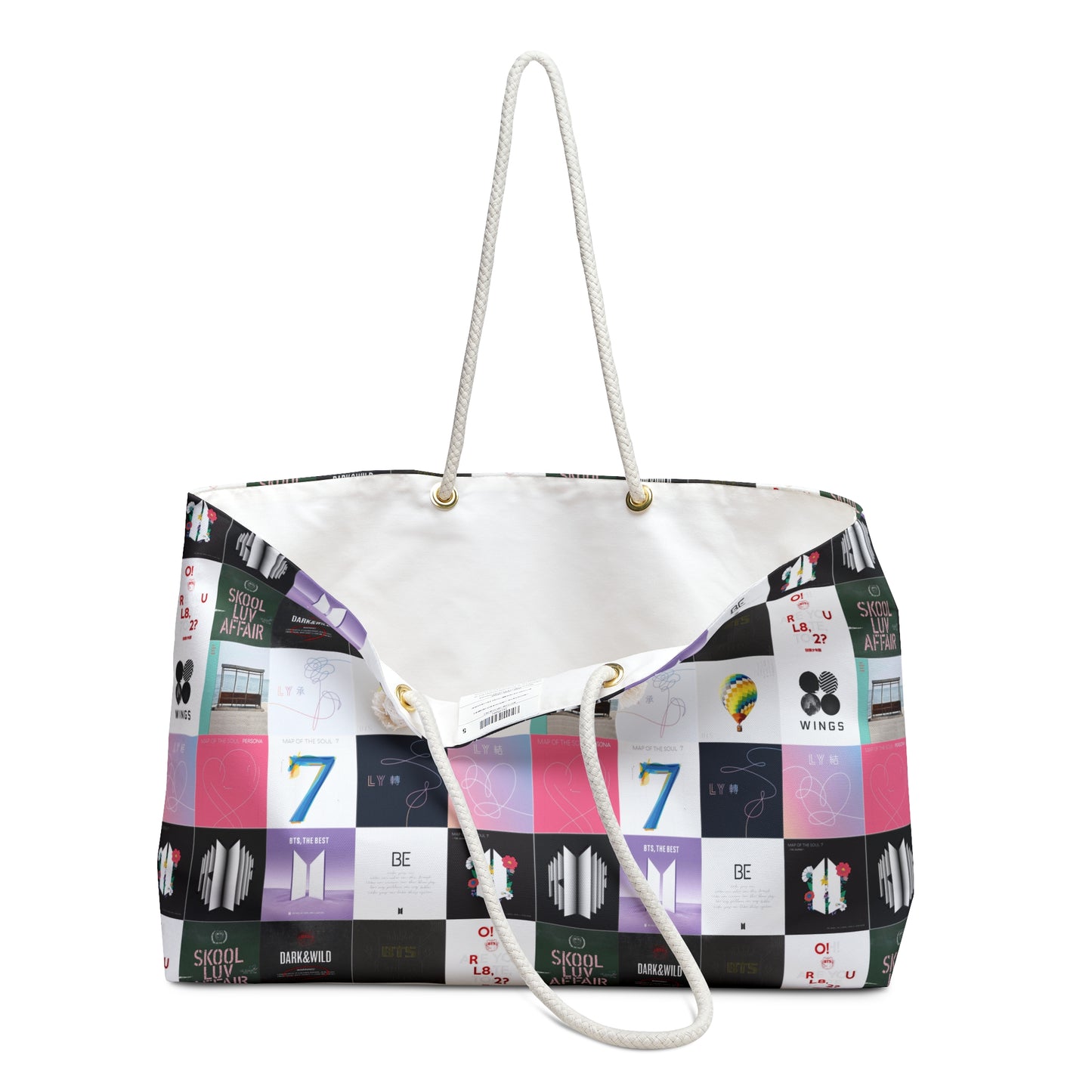 BTS Album Cover Art Collage Weekender Bag