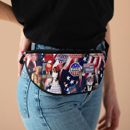 Donald Trump 2024 MAGA Montage Fanny Pack