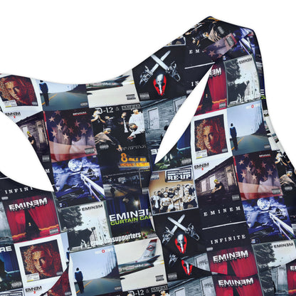 Eminem Album Art Cover Collage Girls Two Piece Swimsuit