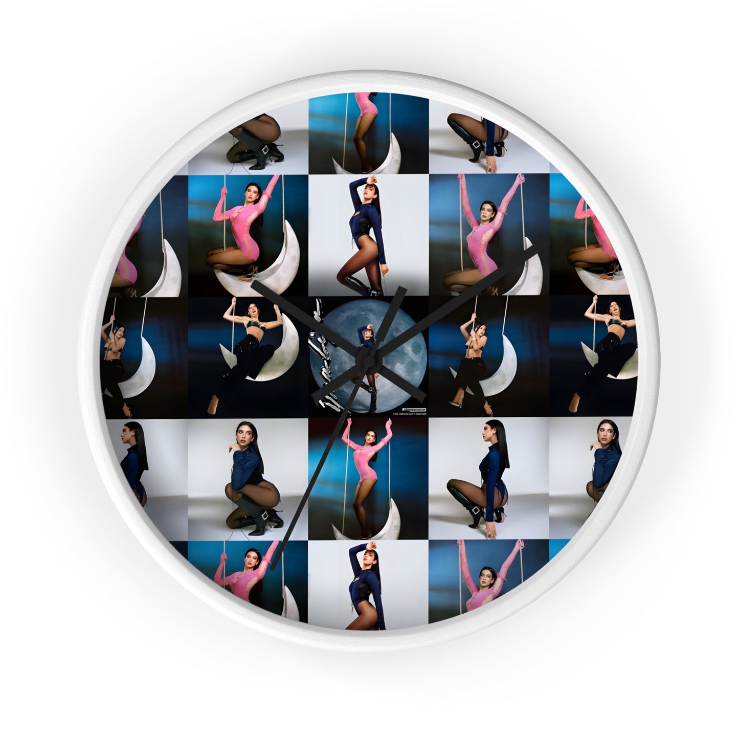 Dua Lipa Future Nostalgia Moonlight Mosaic Wall Clock