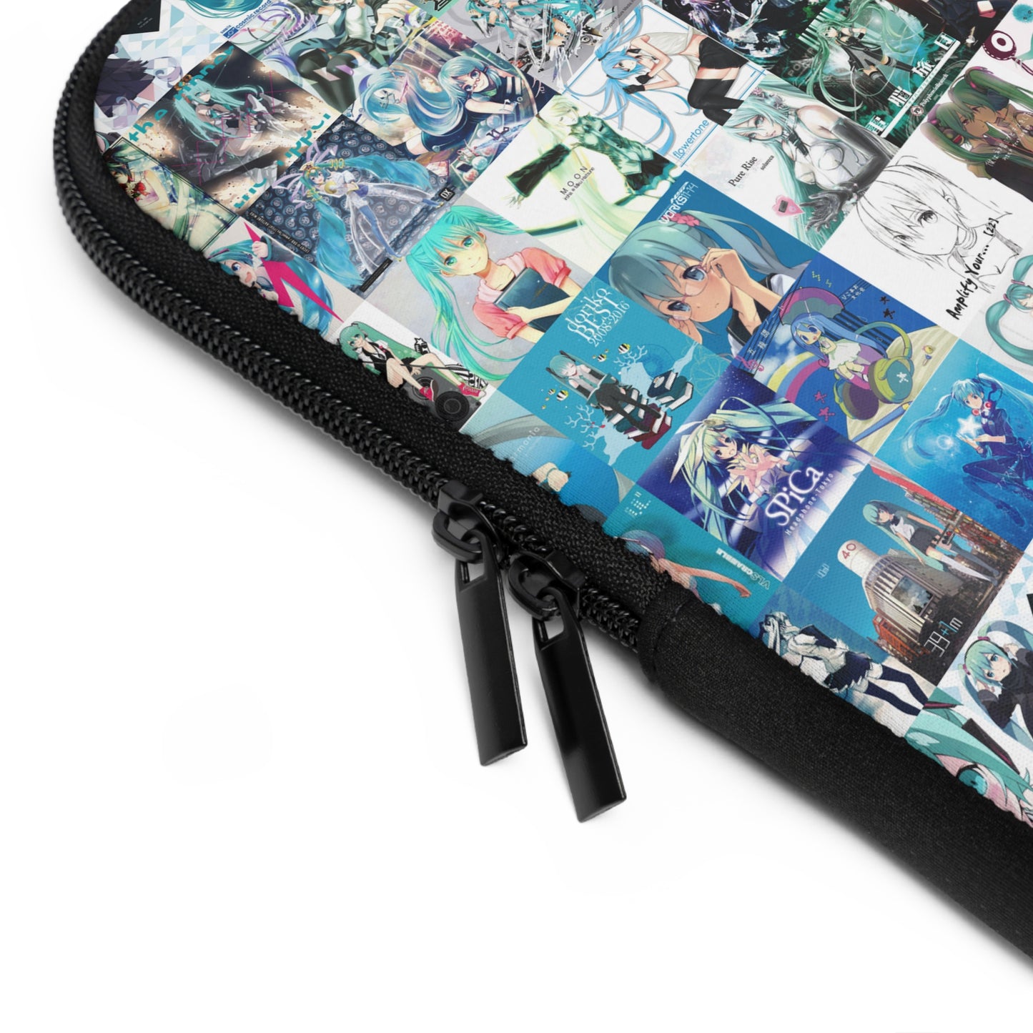 Hatsune Miku Album Cover Collage Laptop Sleeve