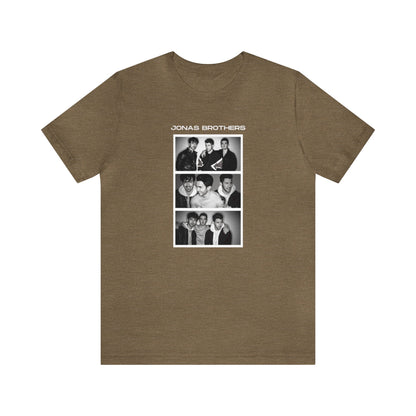 Jonas Brothers Photo Booth Unisex Jersey Short Sleeve Tee Shirt