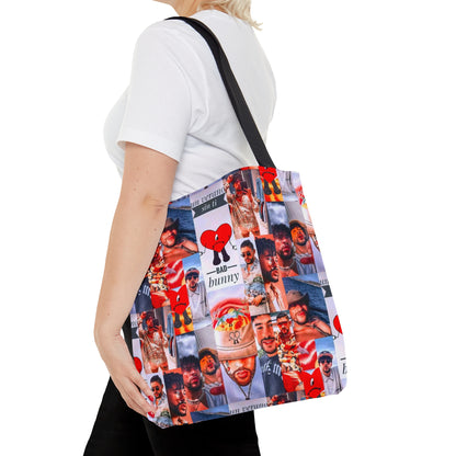 Bad Bunny Un Verano Sin Ti Photo Collage Tote Bag