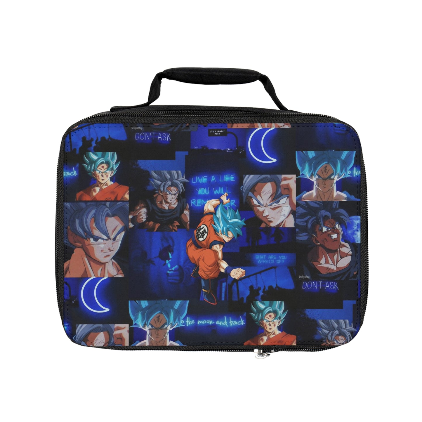Dragon Ball Z Saiyan Moonlight Collage Lunch Bag