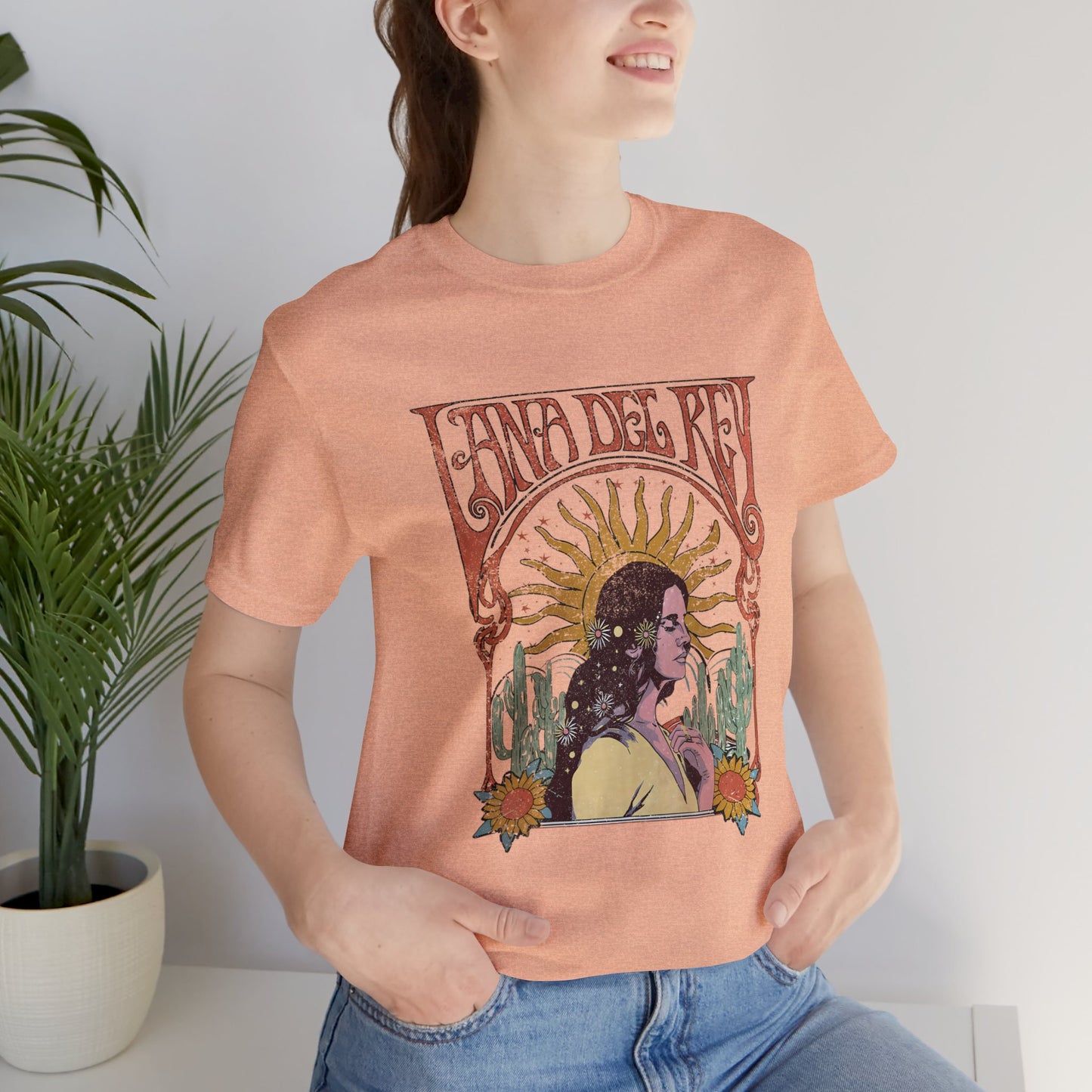 Lana Del Rey Vintage Artwork Unisex Jersey Short Sleeve Tee Shirt