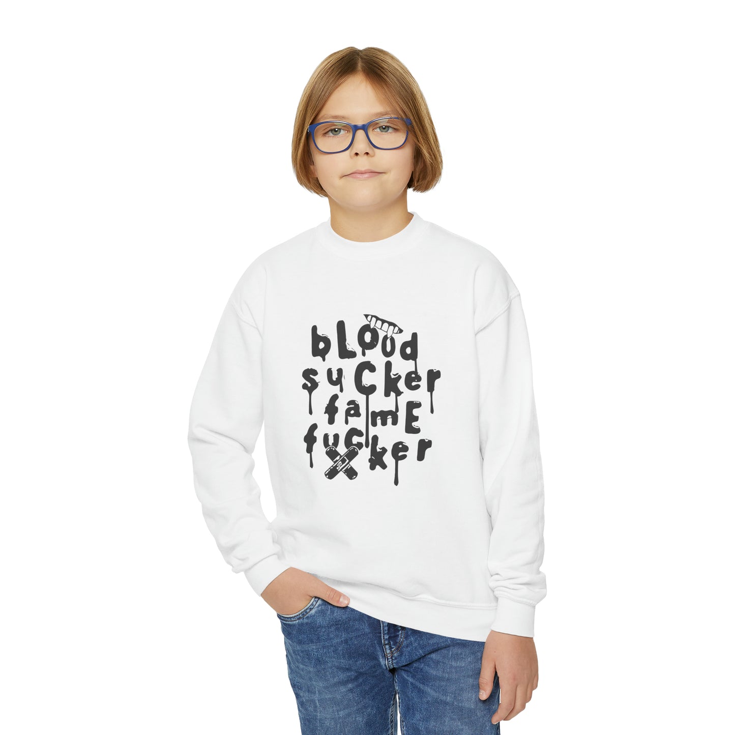 Olivia Rodrigo Blood Sucker Fame Fucker Youth Crewneck Sweatshirt