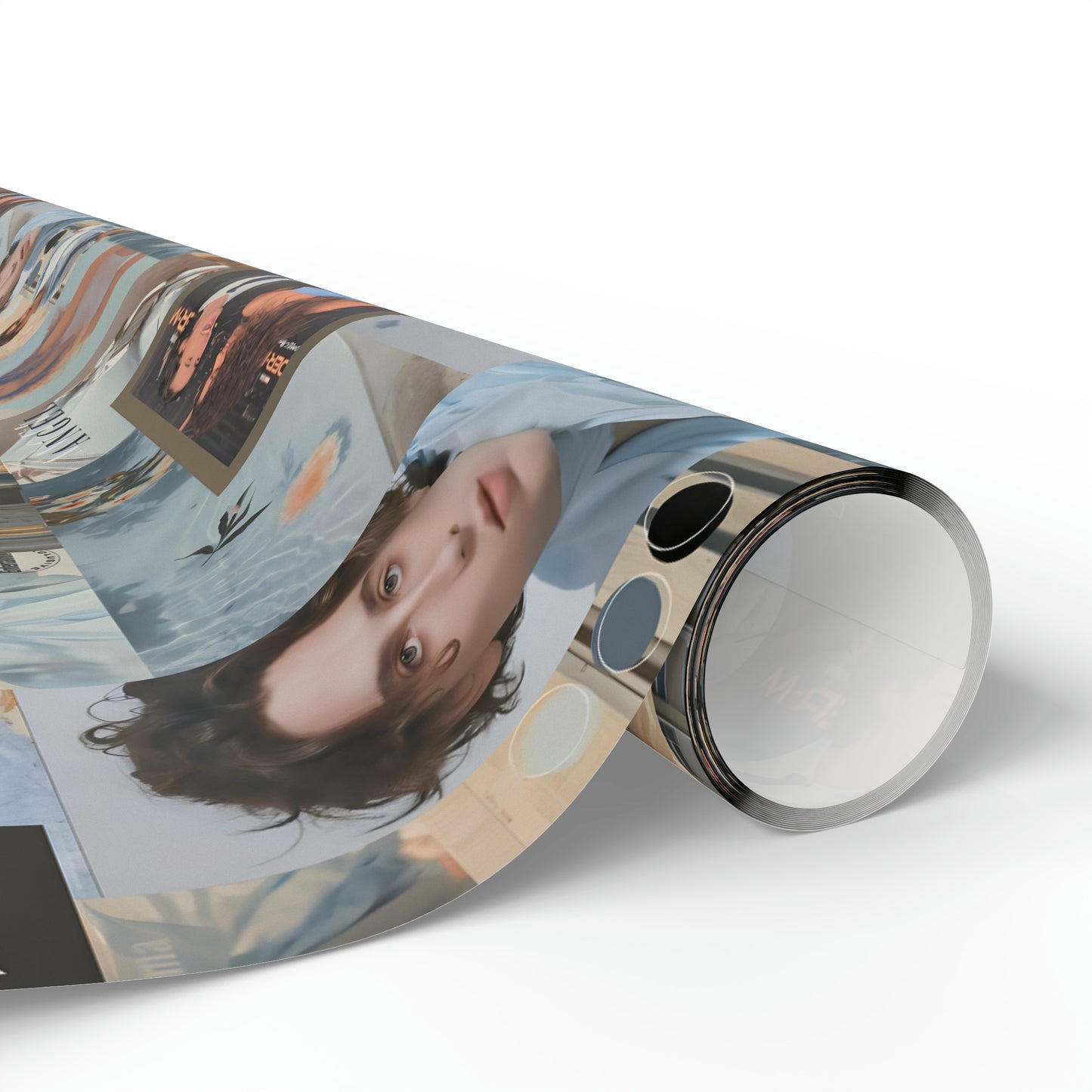 Timothee Chalamet And Zendaya Best Friend Collage Gift Wrapping Paper